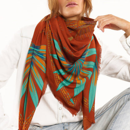 foulard rust comete porté wild