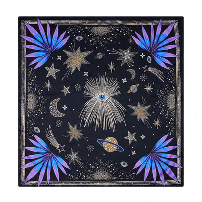 foulard comete noir posé wild