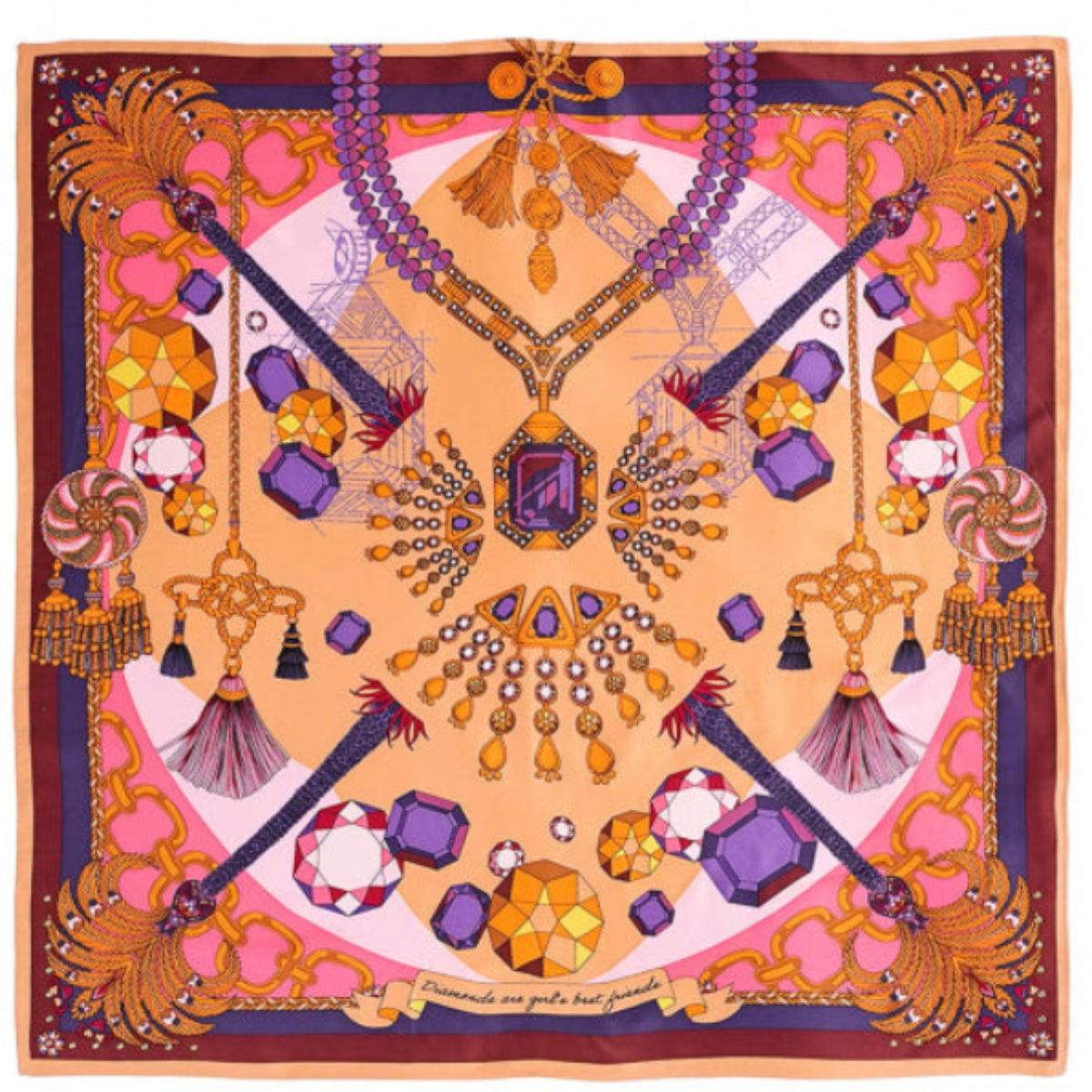 Foulard Diamonds corail mini Wild by Hipanema
Foulard imprimé 
Foulard style Versace 
Wild by Hipanema paris
Foulard Wild Rose