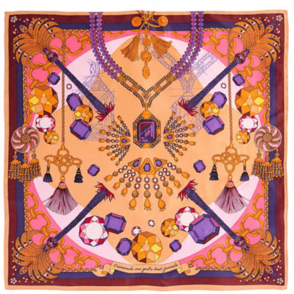 Foulard Diamonds corail mini Wild by Hipanema
Foulard imprimé 
Foulard style Versace 
Wild by Hipanema paris
Foulard Wild Rose
