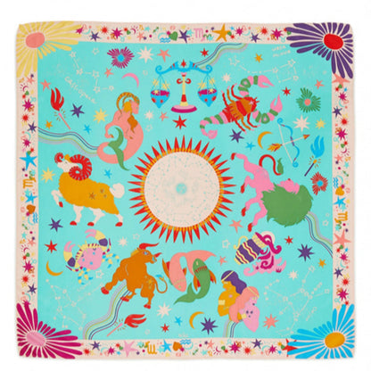 mini foulard casiop turquoise