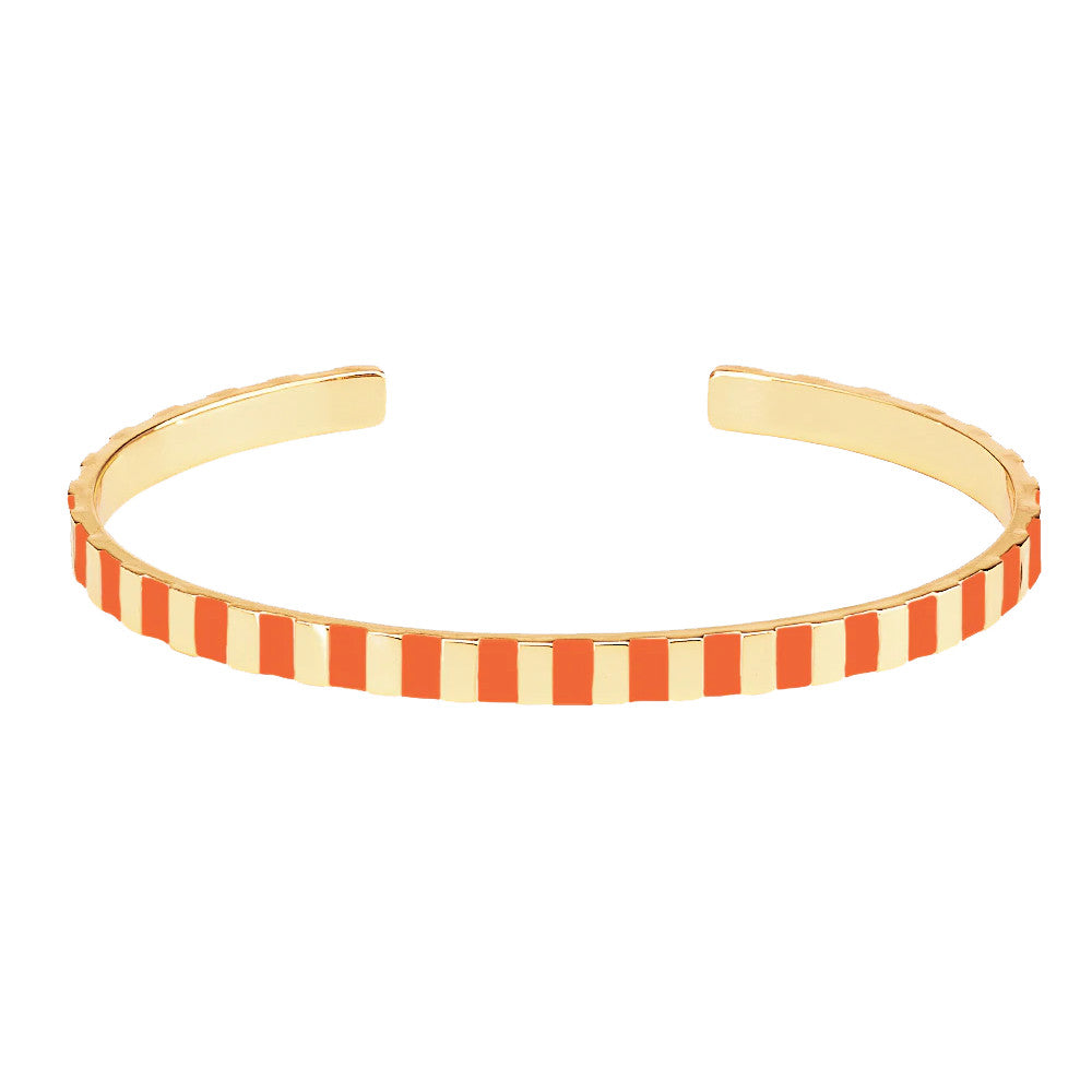 Bracelet jonc Bangle Inès Tangerine