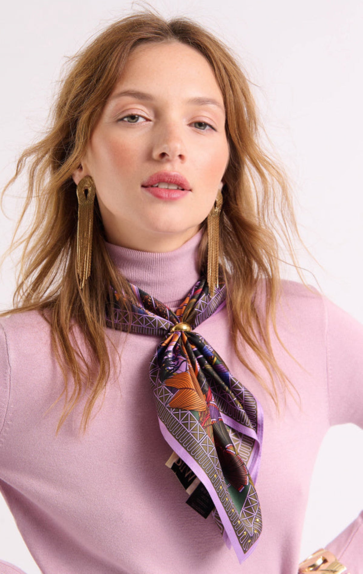 foulard jardin d'hiver noir mini Wild
Wild by Hipanema foulards noirs
Foulard imprimé noir 
Marque française 