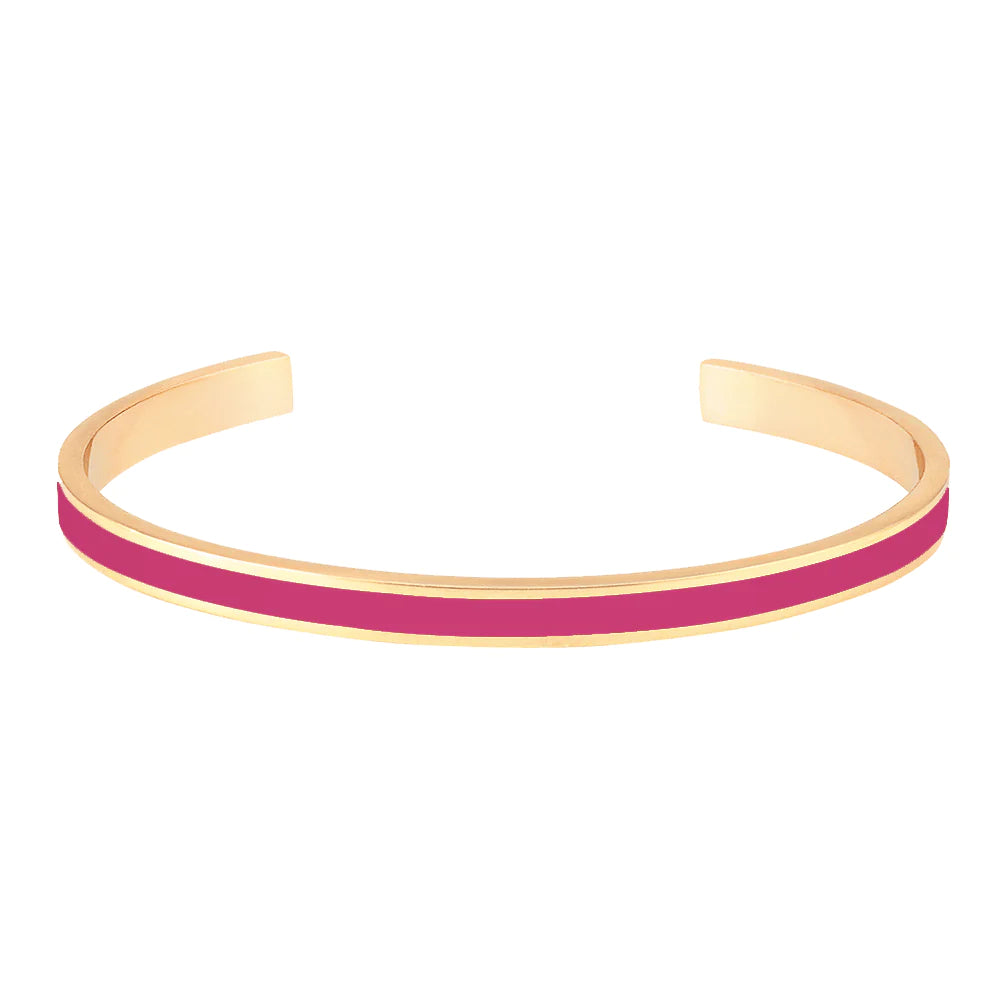 Bracelet jonc Bangle Rose Cabaret