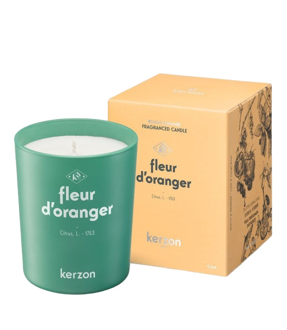 Kerzon Bougie Fleur d'Oranger + boite 
Bougie parfumée à la fleur d'oranger avec sa boite 