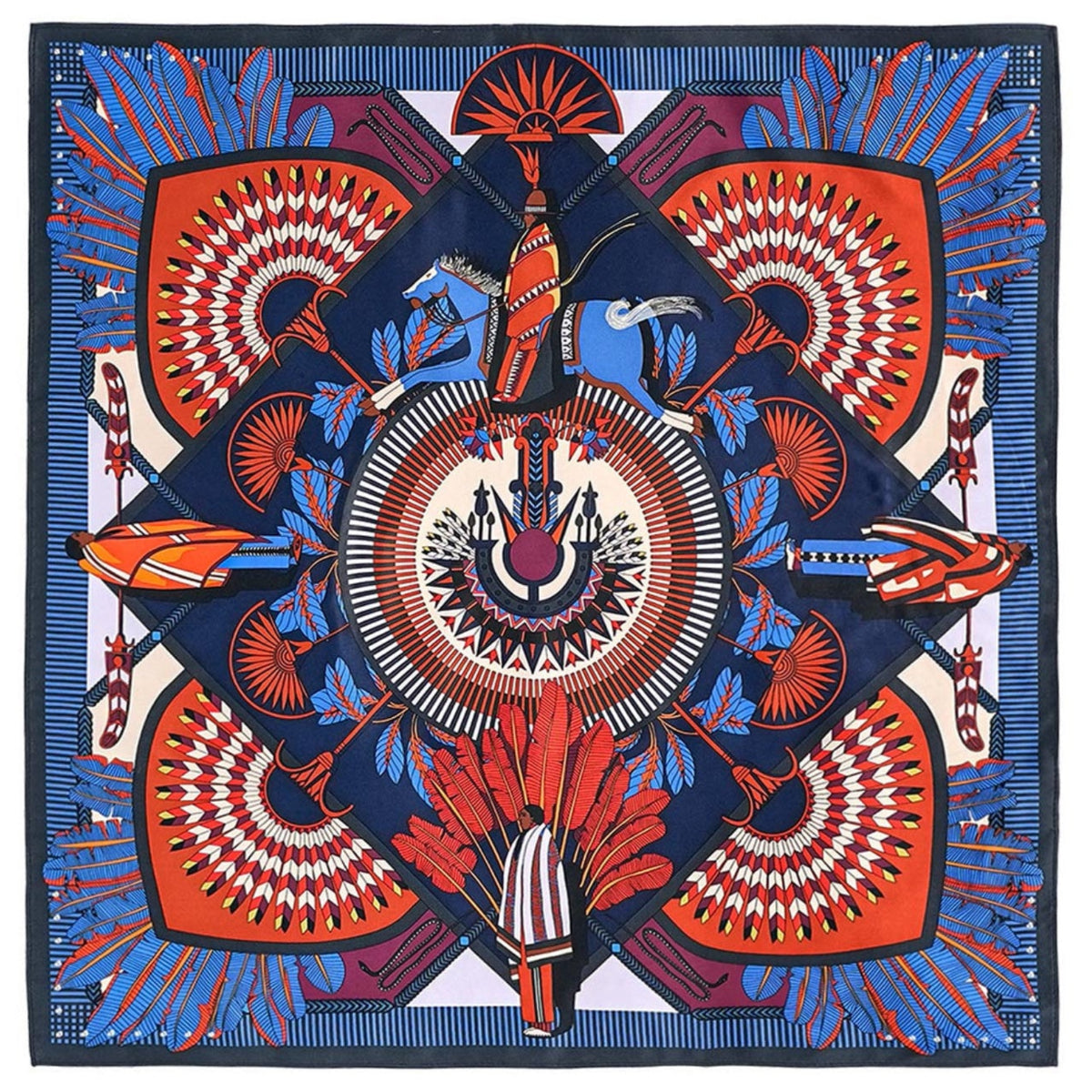 Foulard Machu Pichu bleu Wild by Hipanema 
Foulard bleu Machu Pichu 
Foulard bleu Wild by Hipanema