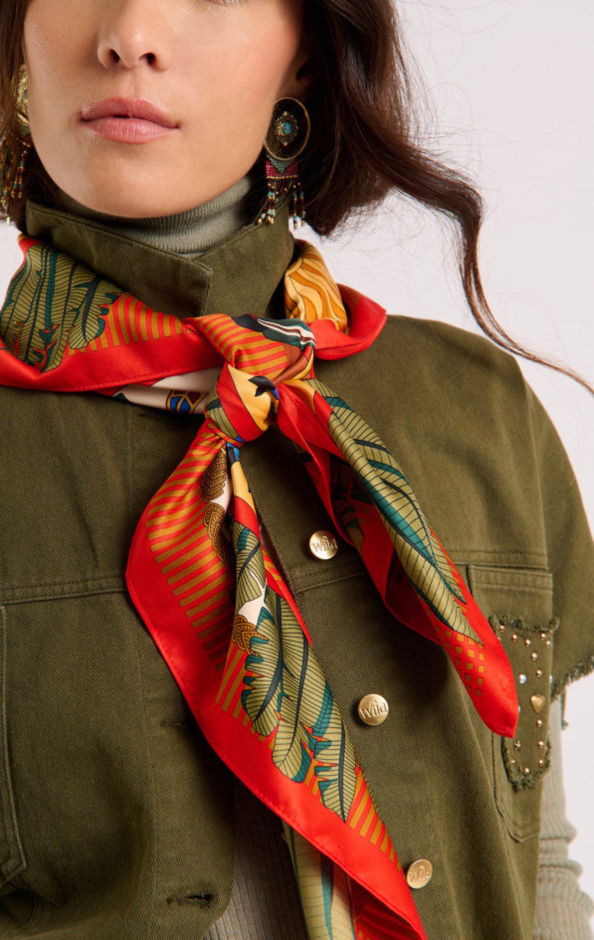 Foulard machu pichu medium ocre Wild by Hipanema