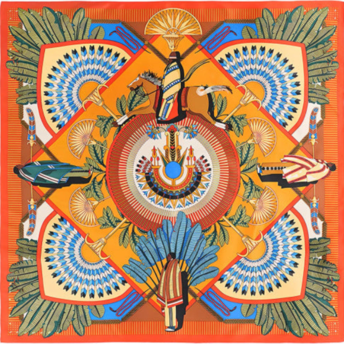 Machu Pichu ocre foulard Wild By Hipanema