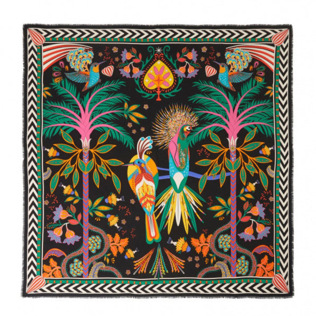 foulard big noir magic india