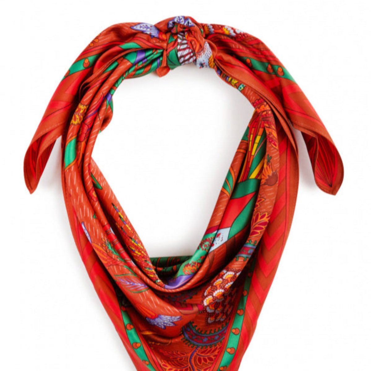 foulard magic india terracota medium