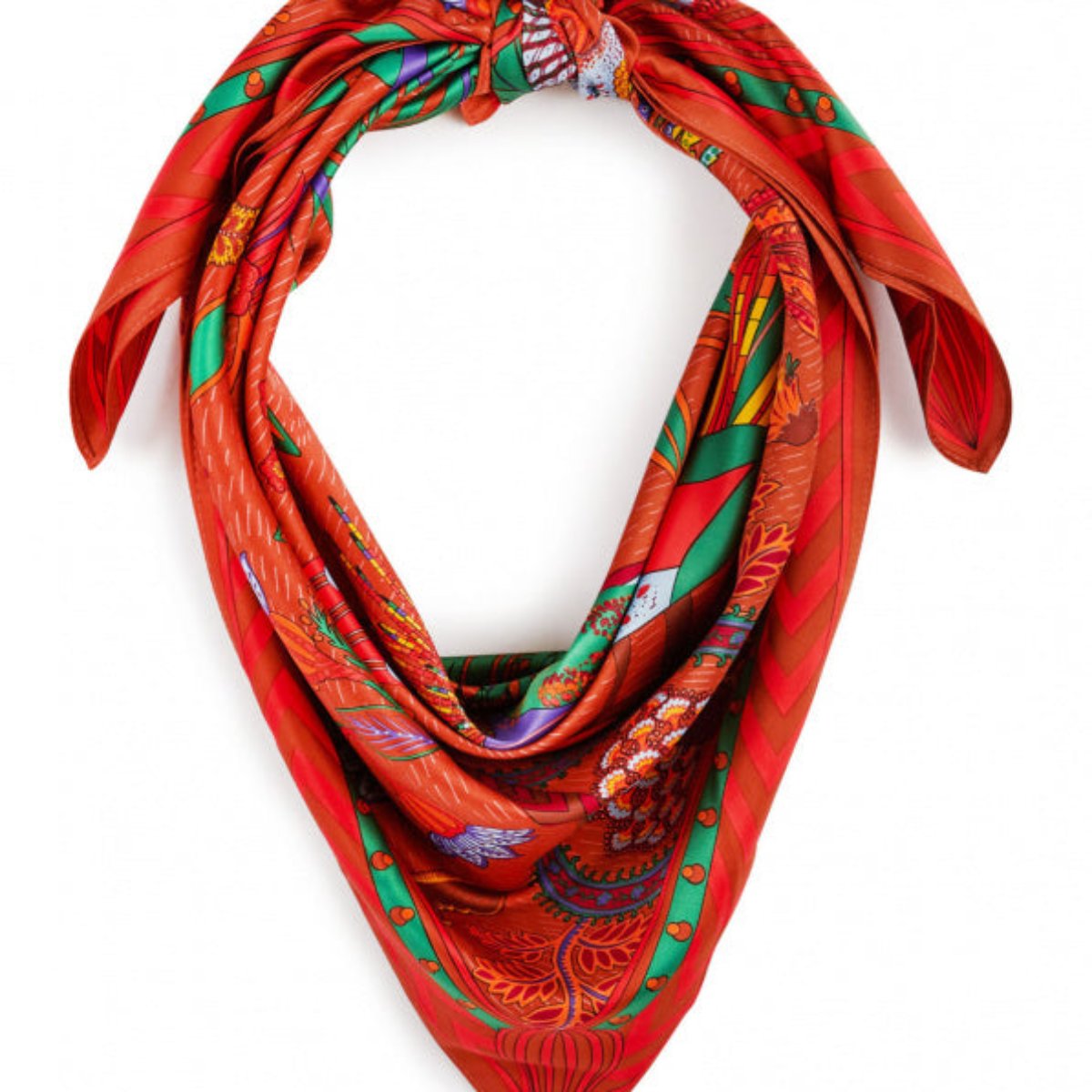 Foulard big Magic india Wild By Hipanema terracotta