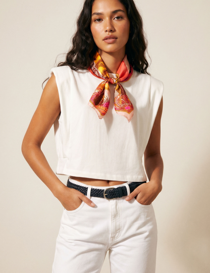 Mini foulard Chalbi rose