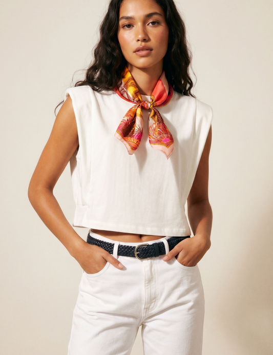 Mini foulard Chalbi rose