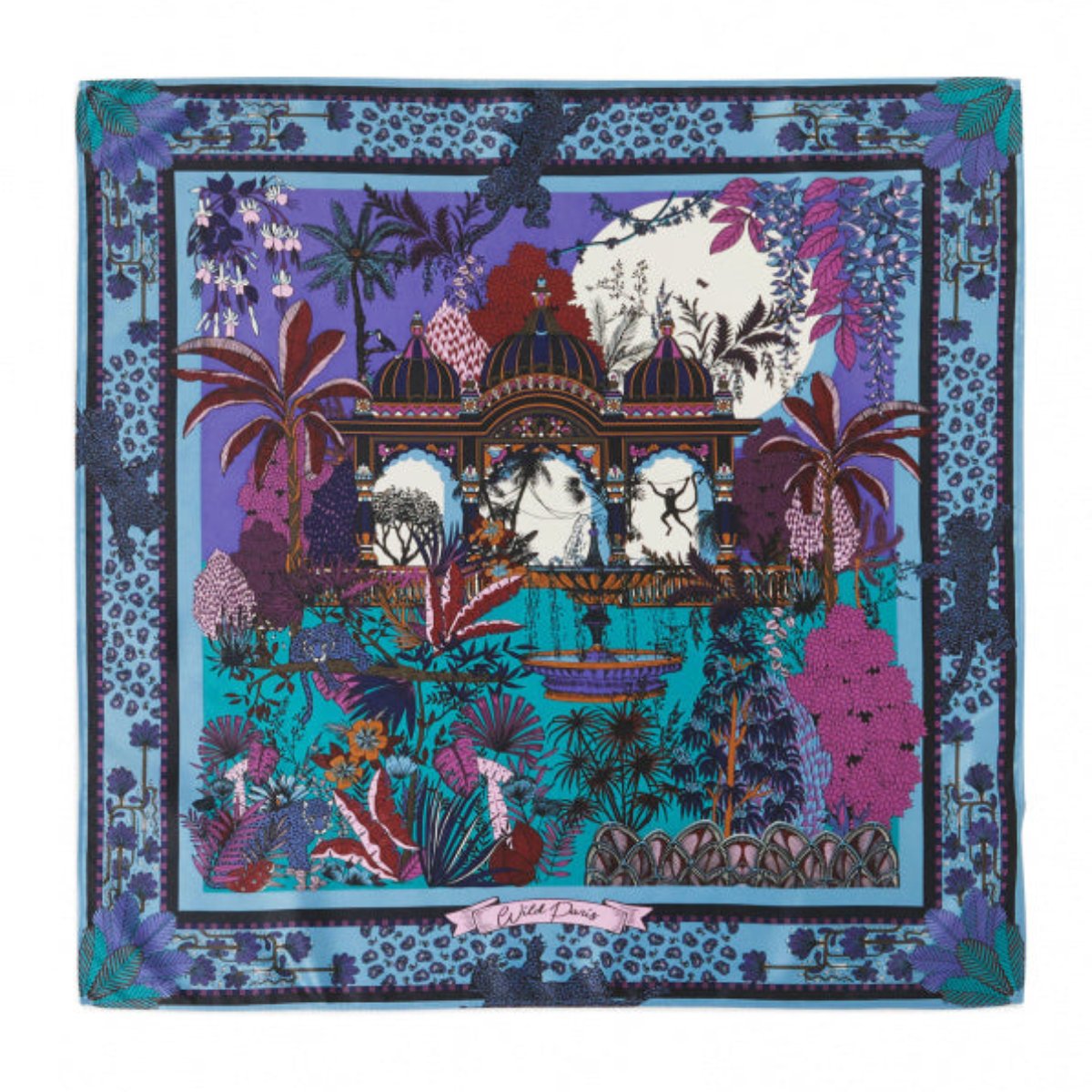 foulard amber palce bleu wild by hipanema