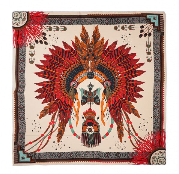 Foulard Big Nouveau Western Beige Wild by Hipanema