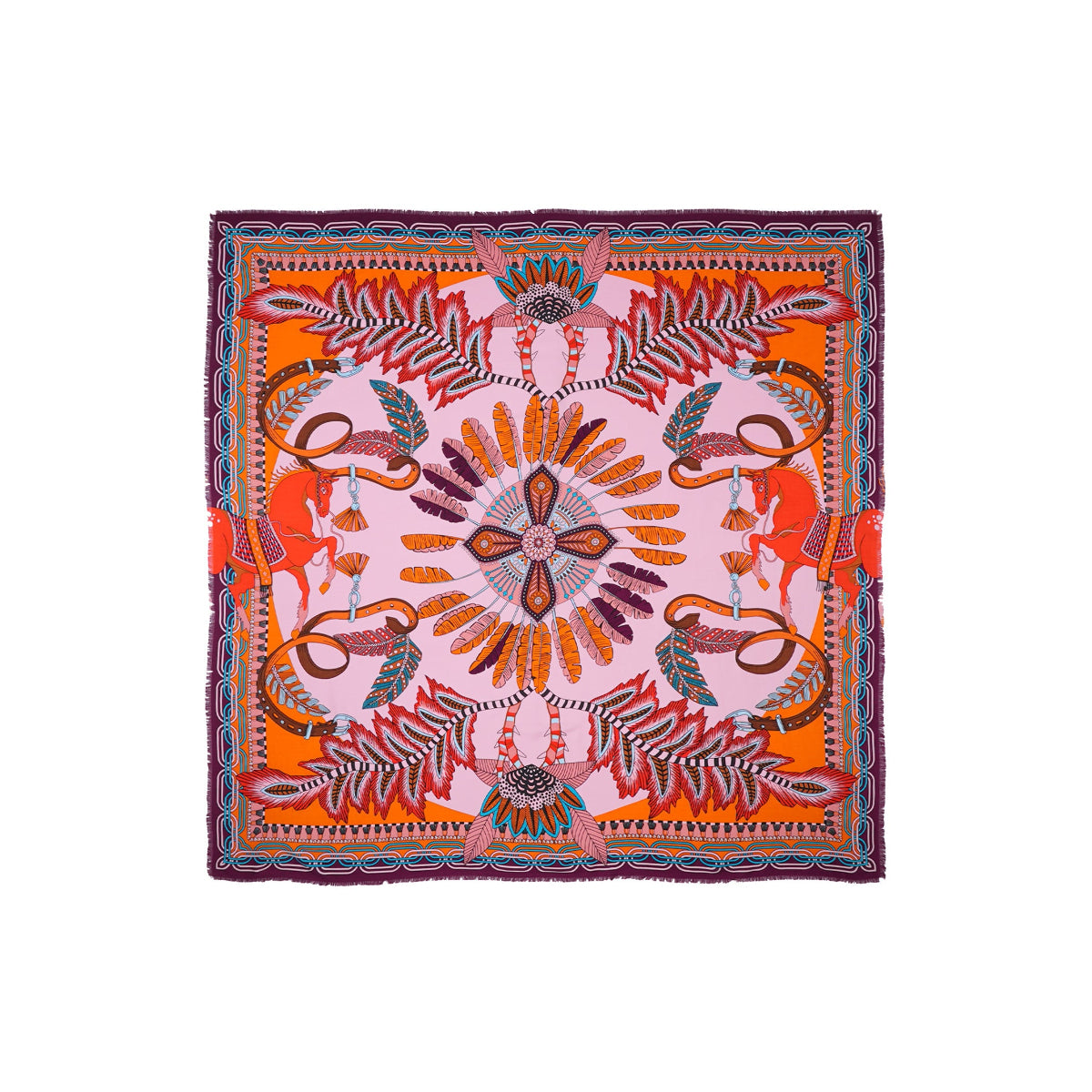 Foulard Big Pony Pony rose Wild by Hipanema