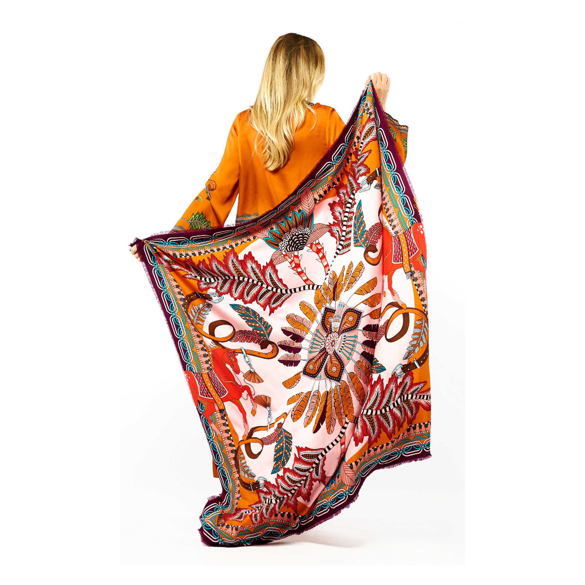 Foulard Big Pony Pony rose Wild by Hipanema