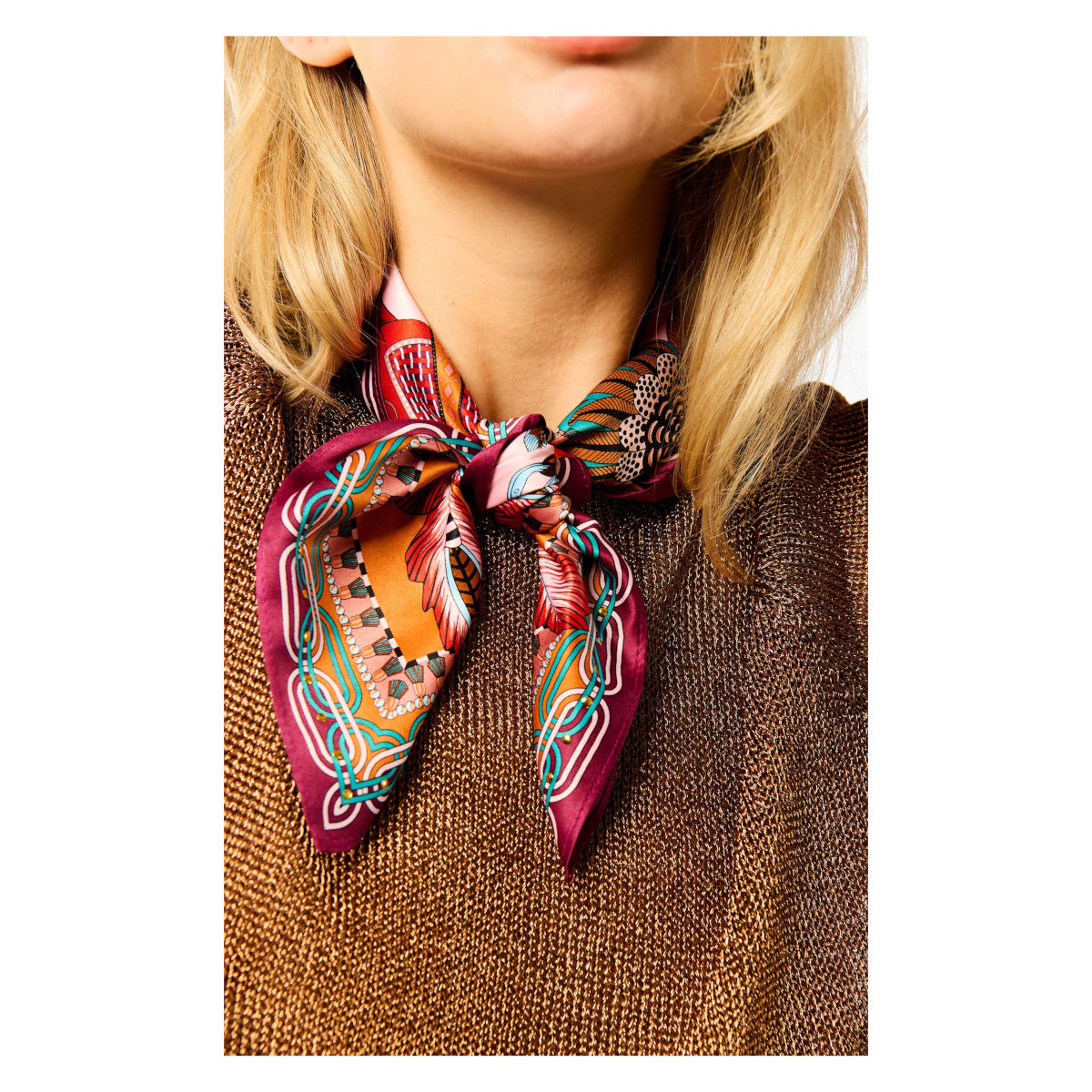 Mini Foulard Pony Pony rose Wild by Hipanema