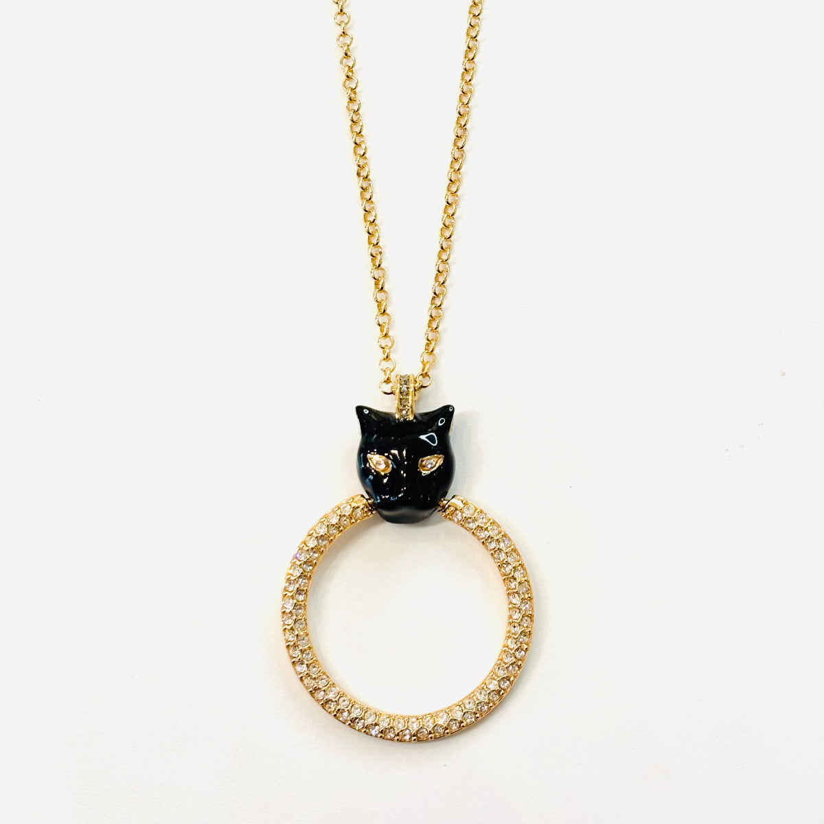 Sautoir Polina Firenze plaqué or 24 carats tete de panthère émail noir et anneau serti 
Polina Firenze boutique Paris
Polina Firenze revendeur Paris
Polina Firenze revendeur France 