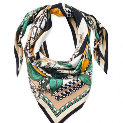 foulard medium noir sicily wild