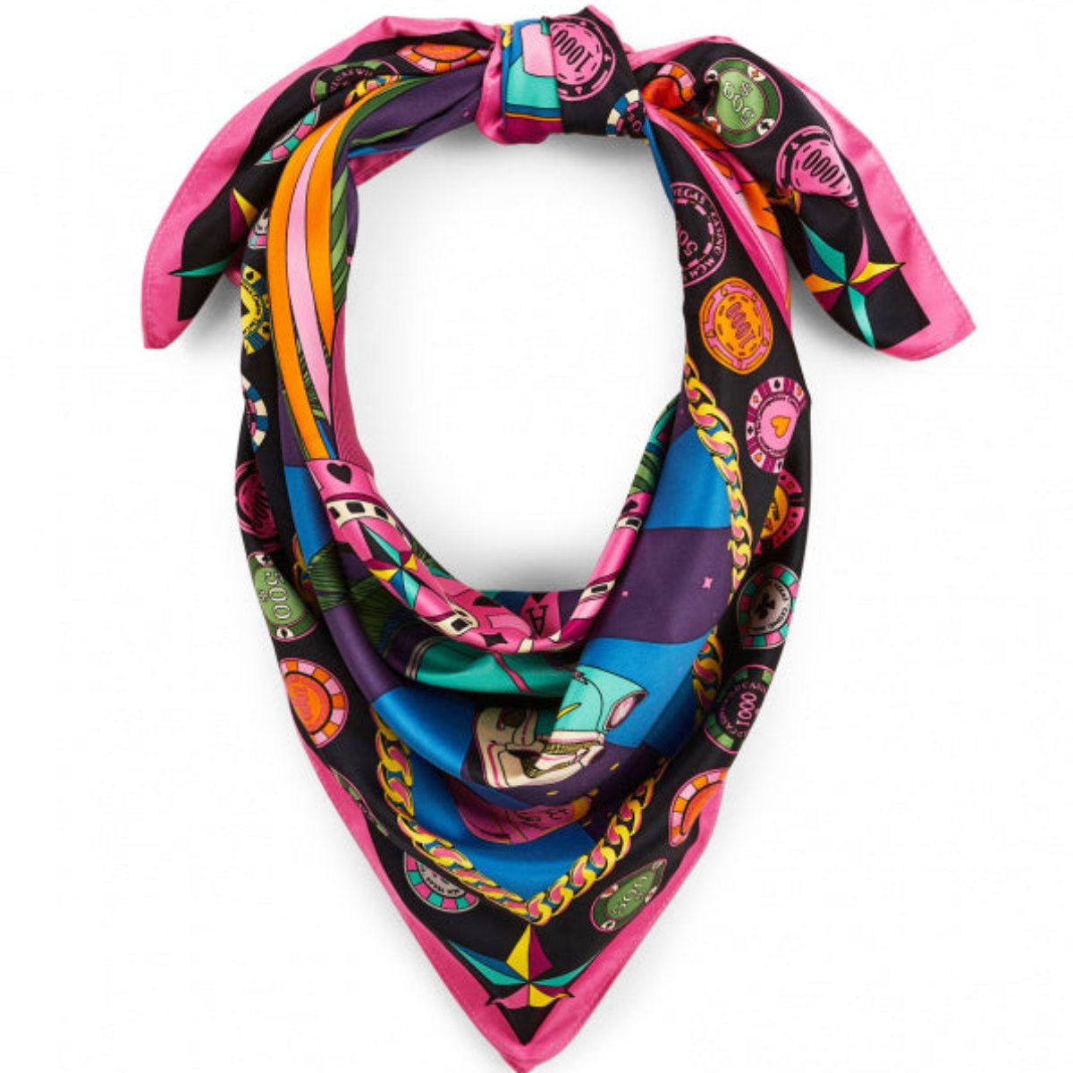 foulard vegas big rose wild