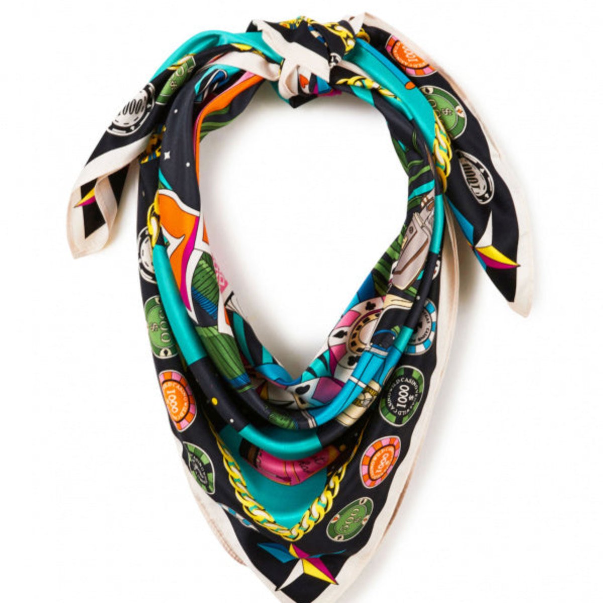 foulard vegas noir medium wild 