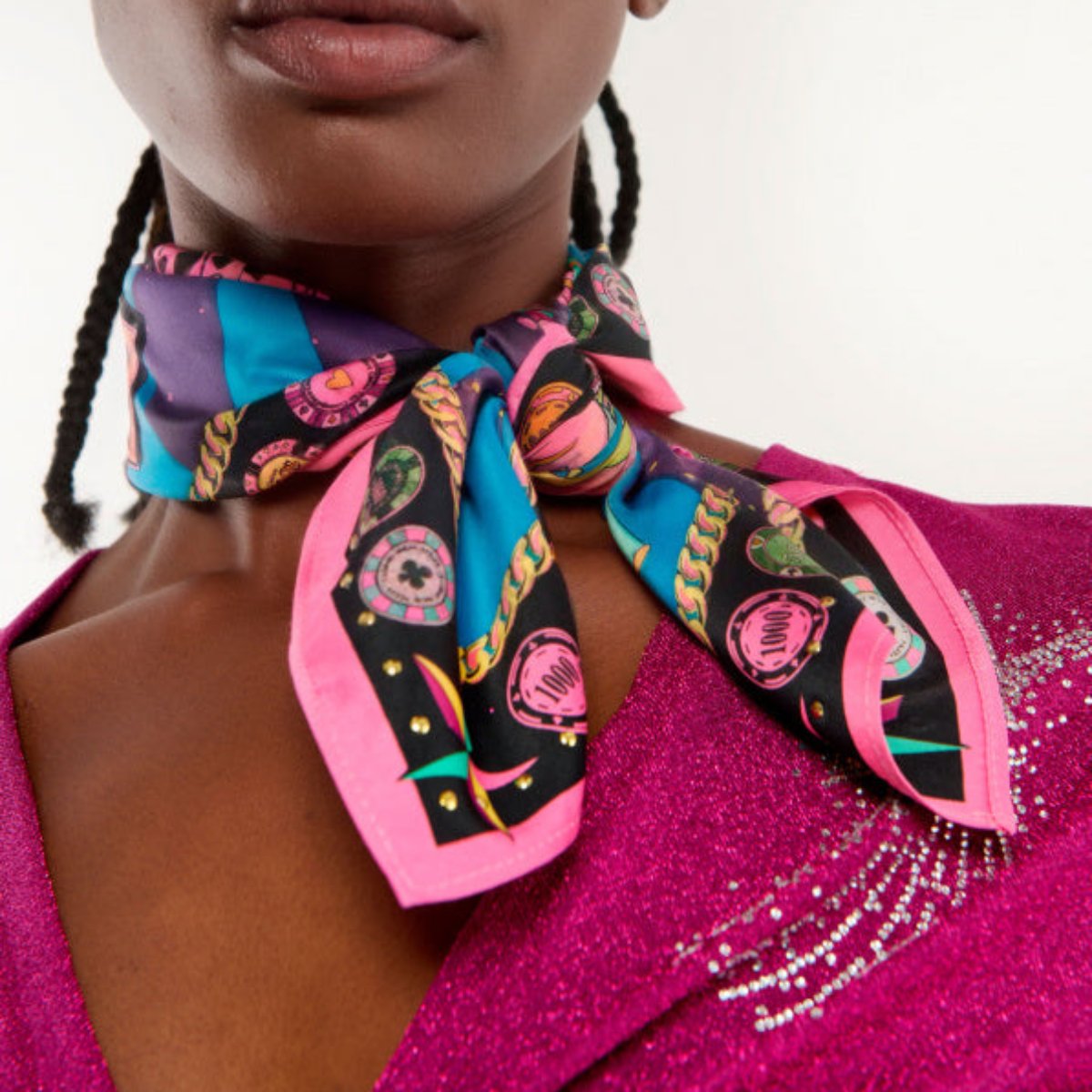 foulard mini vegas rose wild by hipanema