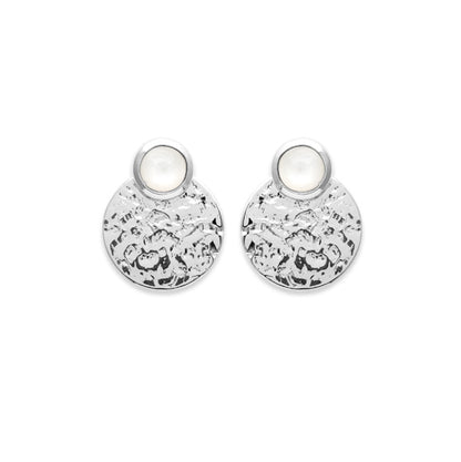 Boucles d'oreilles Moon argent