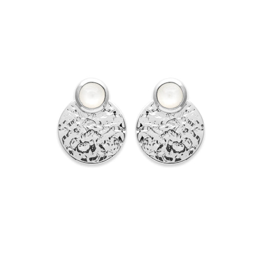 Boucles d'oreilles Moon argent