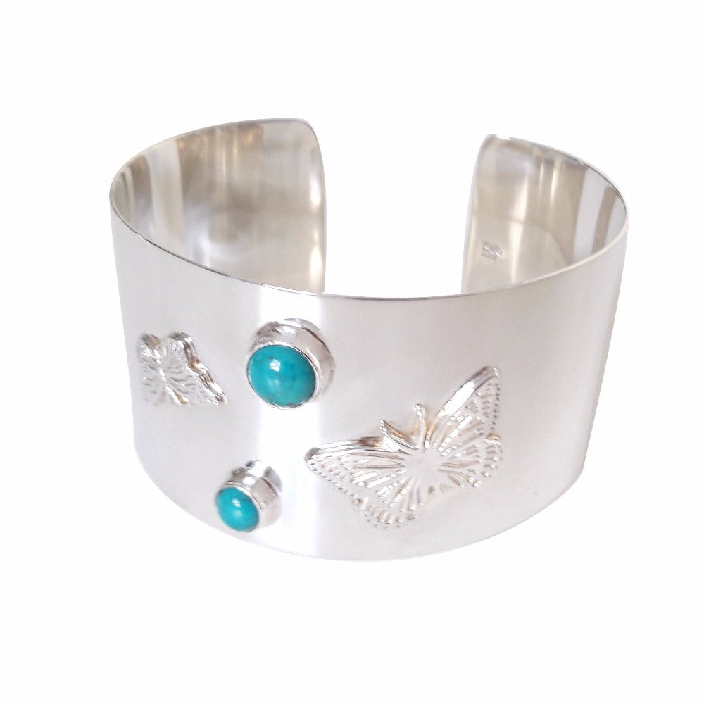 Bracelet manchette "Cocon" en argent