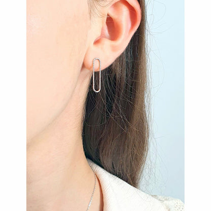 Boucles d'oreilles Carmin Argent