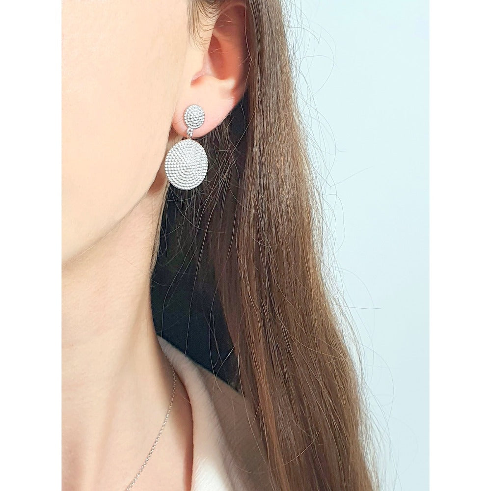 Boucles d'oreilles Gabrielle Argent