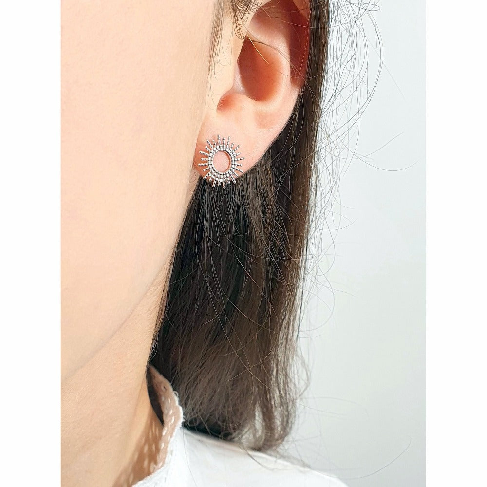 Boucles d'oreilles Sol Argent