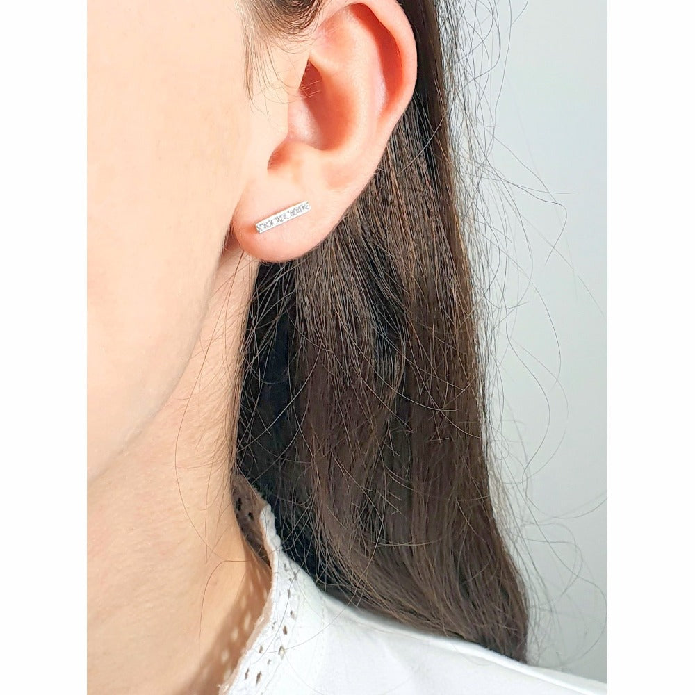 Boucles d'oreilles Léa Argent