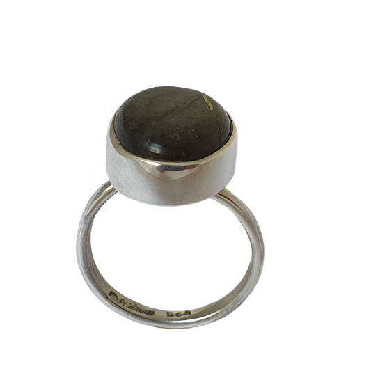 Bague argent et labradorite