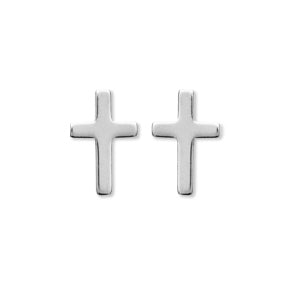 Boucles d'oreilles Cruz argent