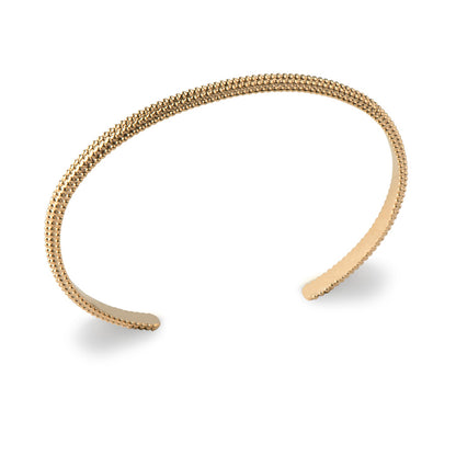 Bracelet jonc Gabrielle plaqué or