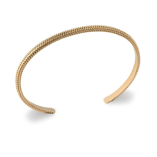Bracelet jonc Gabrielle plaqué or