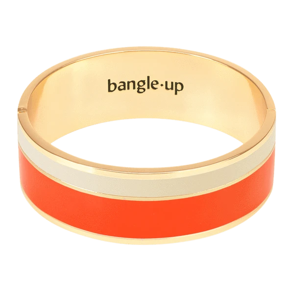 Bracelet Vaporetto -  Tangerine / Blanc sable