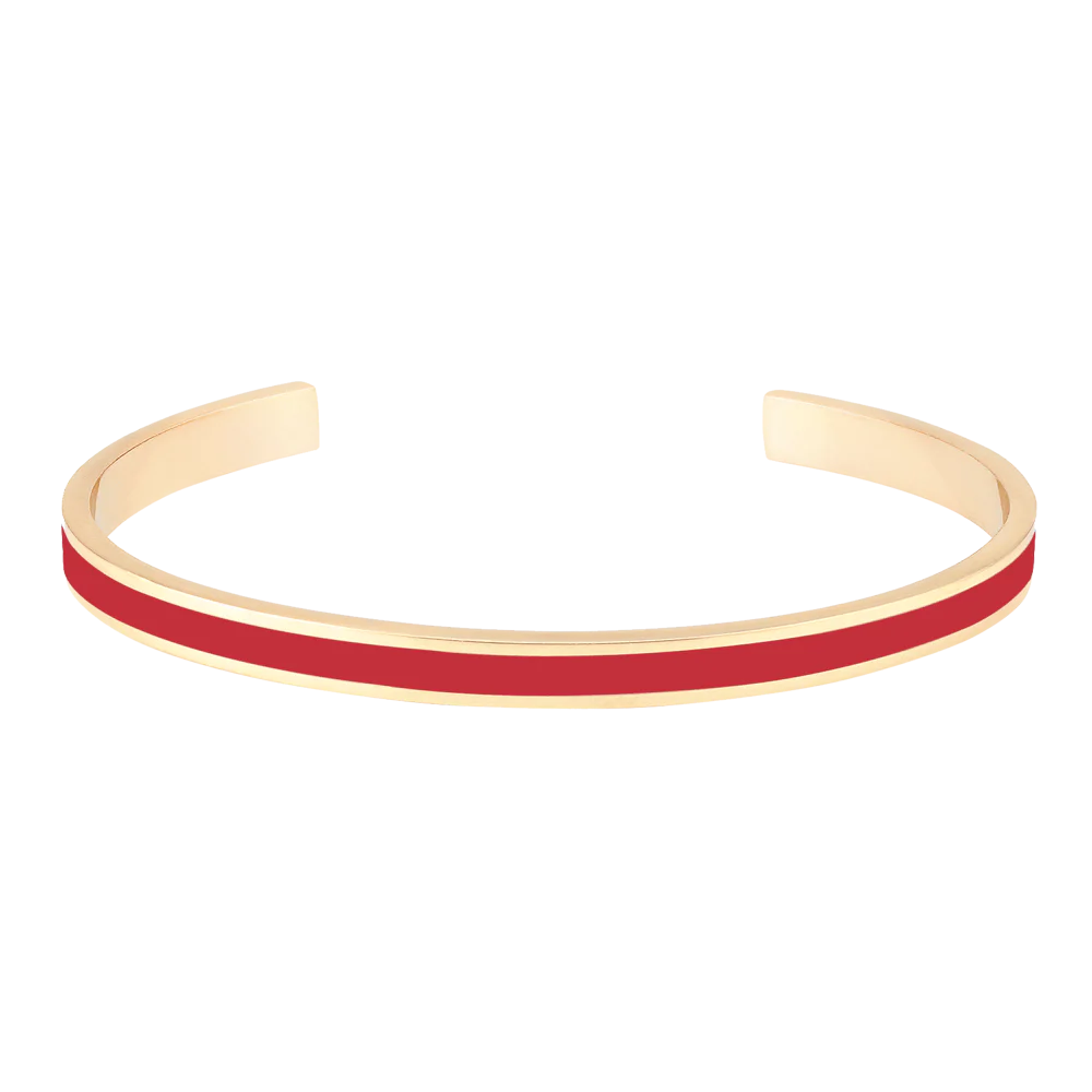 Bracelet Jonc Bangle Rouge salsa