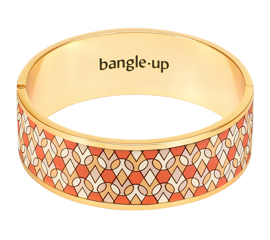 Bracelet Pinuply émail fauve