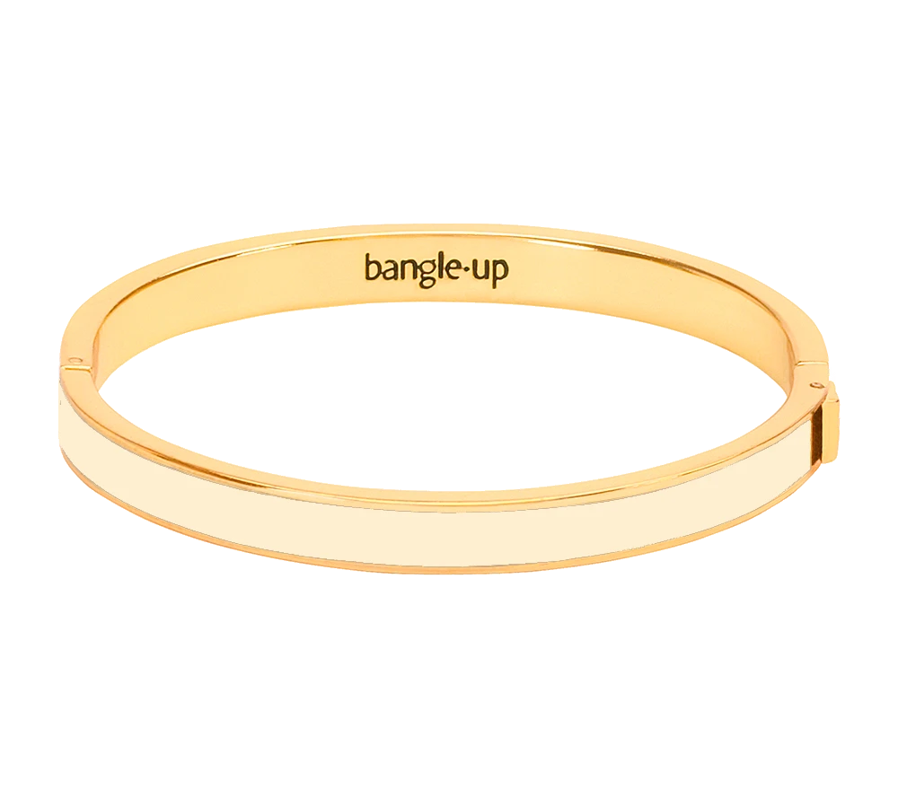 Bracelet Bangle Blanc sable