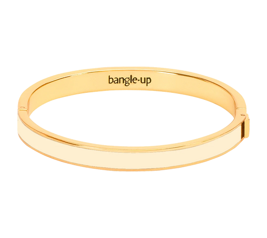 Bracelet Bangle Blanc sable