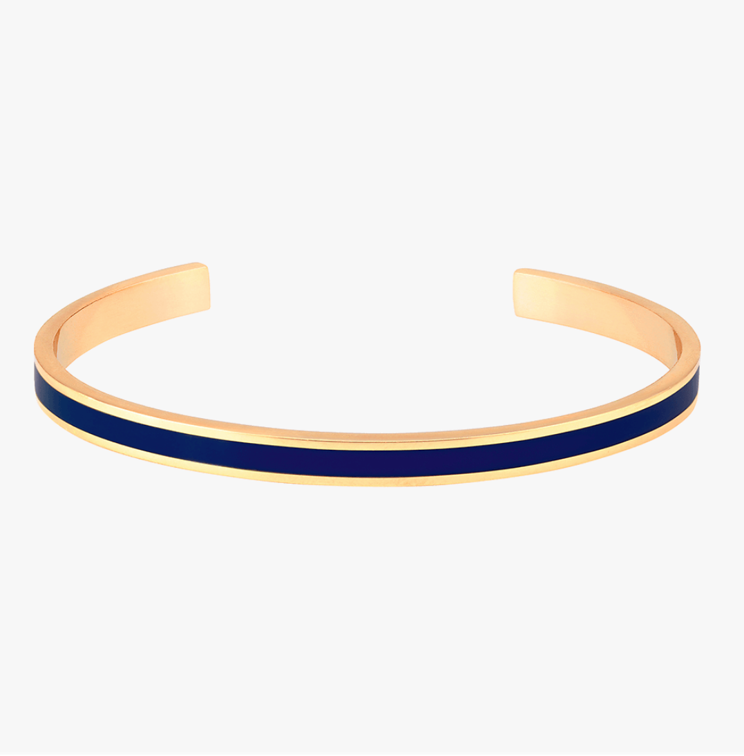 Bracelet jonc Bangle bleu nuit