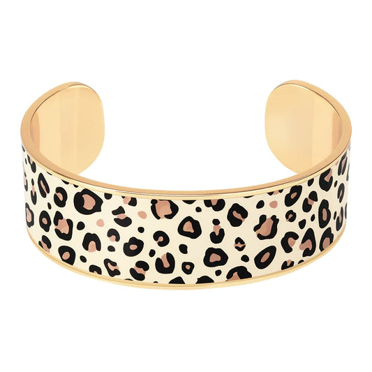 Bracelet jonc Tina Blanc sable