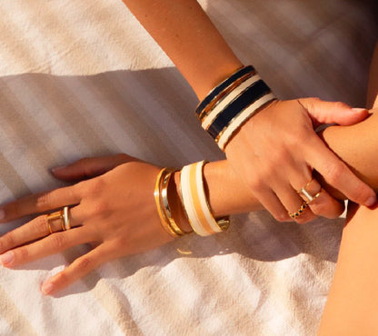 Bracelet jonc 2 cm Zef Désert