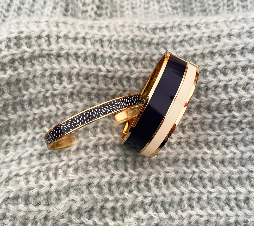 Bracelet Vaporetto -  Bleu nuit / blanc sable
