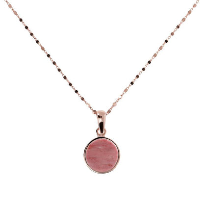 Collier Plaqué or rose et Pierres semi-précieuses