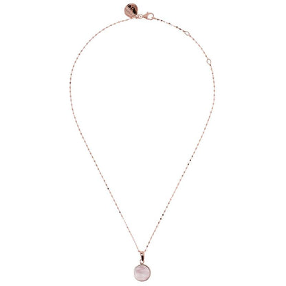 Collier Plaqué or rose et Pierres semi-précieuses