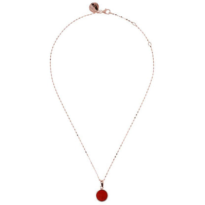 Collier Plaqué or rose et Pierres semi-précieuses